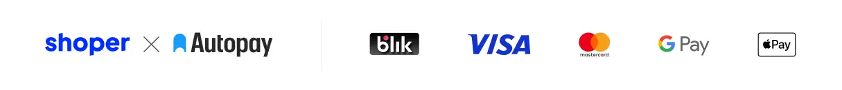 Szybkie płatności online są obsługiwane w Tym sklepie.